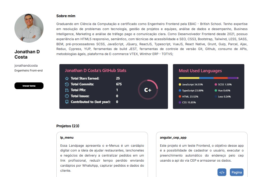 Profile - Jonathan Costa